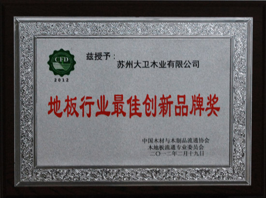 大衛(wèi)榮獲“地板行業(yè)最佳創(chuàng)新品牌獎”.jpg