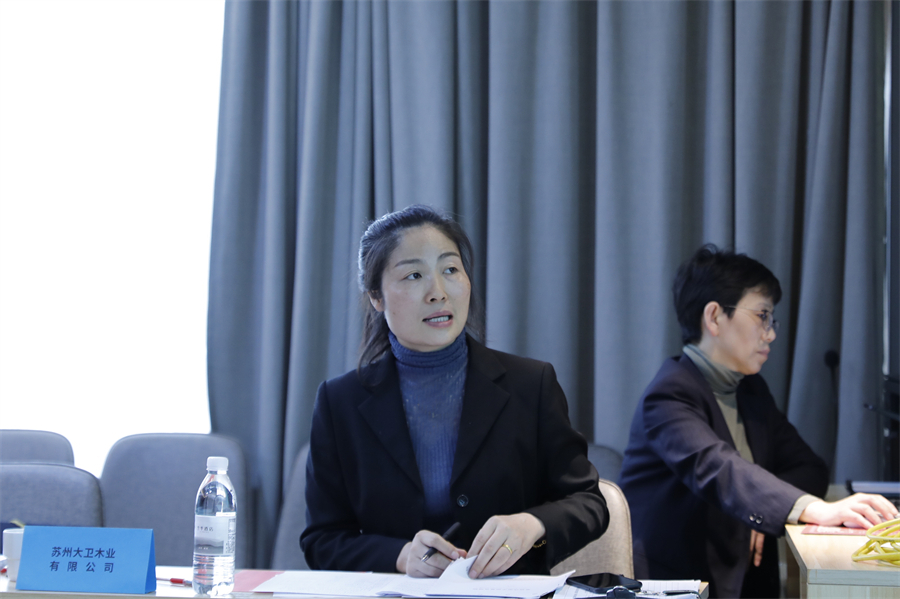 大衛(wèi)地板研發(fā)檢測部總監(jiān)喻立春